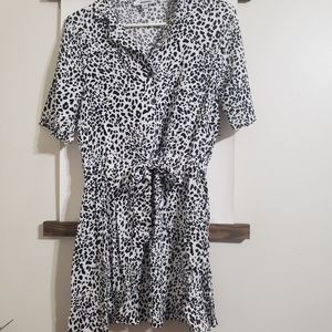 Missguided Dalmatian Print Dress